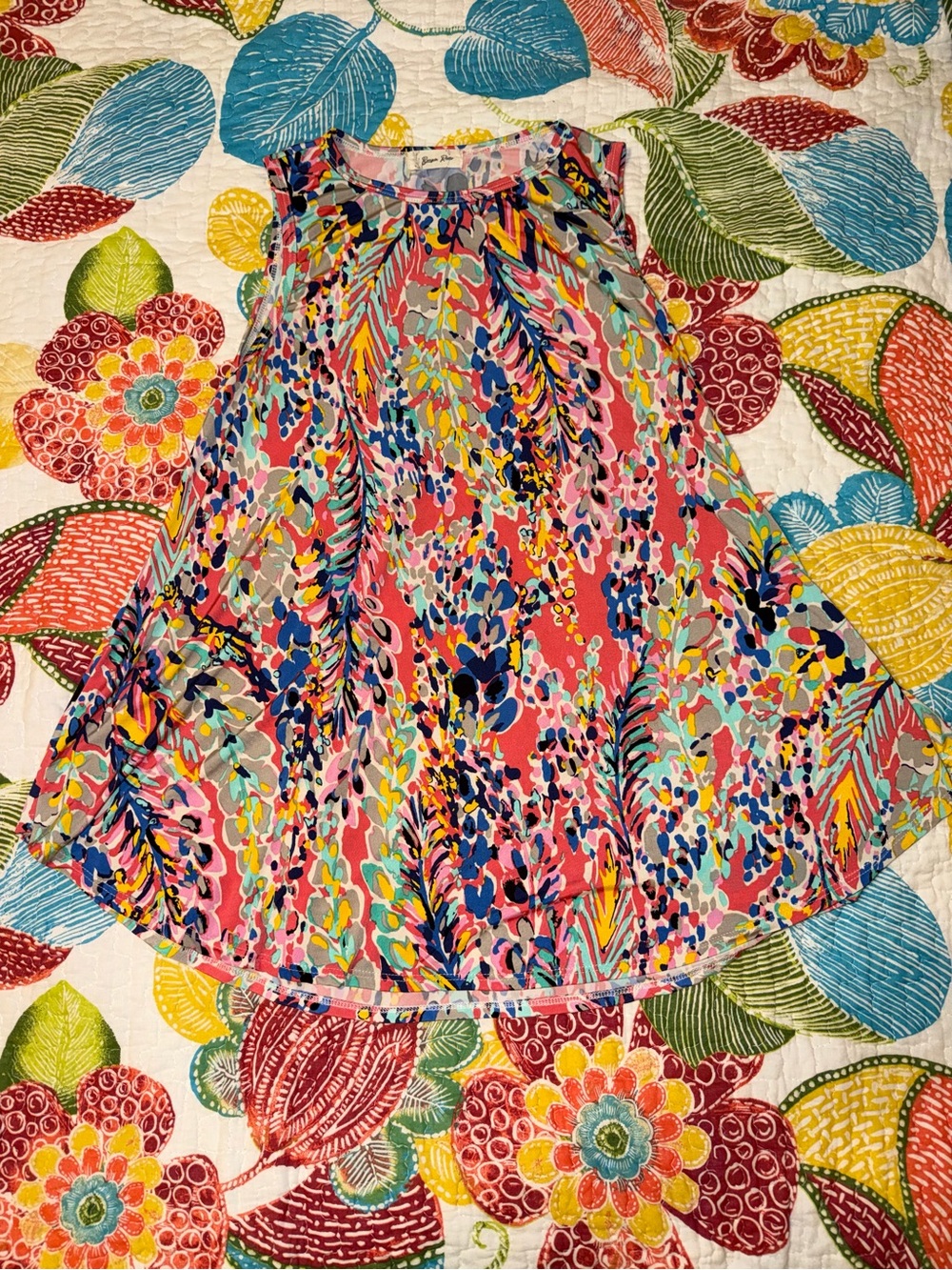 Colorful Floral Swing Top - Multicolor